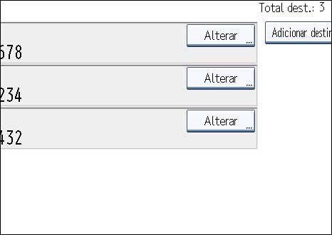 Alterar as Definições de Ficheiros na Memória 5. Prima [Alterar] para o destino que pretende apagar.