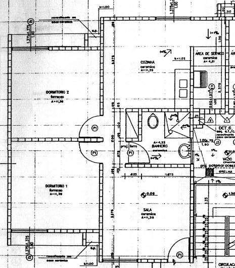 modelo da unidade habitacional MINHA CASA MINHA VIDA PLANTA UNIDADE