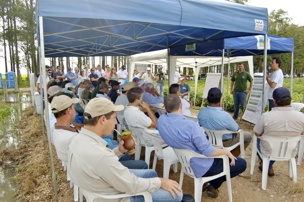 Figura 1 Estação 1, apresentada pelo Dr. Felipe de Campos Carmona (UFRGS, Programa de Pós Graduação em Zootecnia e Integrar Gestão e Inovação Agropecuária), MSc.