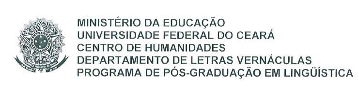 Nível: (X) Pós-Doutorado ( x ) PNPD Projeto: A voz do feminicídio: posicionamento ideológico no discurso das mulheres vítimas de violência conjugal. ( ).