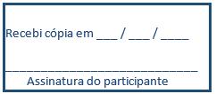 Local e data Assinatura do Participante/Requerente Conferido: Assinatura do Associado Titular ou de seu representante legal.