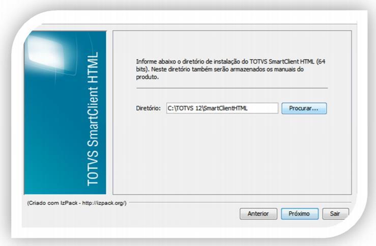 Instalando o SmartClient HTML O SmartClient HTML é a tecnologia da TOTVS que permite a mesma visualização de um programa realizado para Desktop, na WEB.