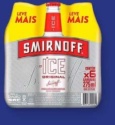 SAI POR APENAS 4, Bebida Smirnoff Ice Long Neck