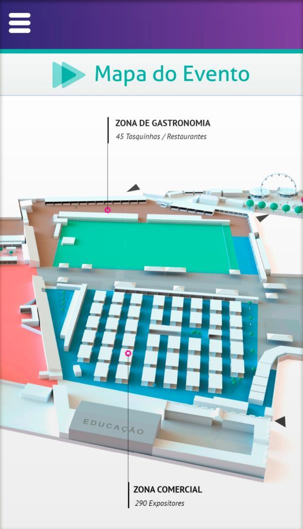 MAPA DO EVENTO Mapa interativo pra você