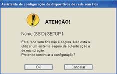 Avnçdo. Sig s instruções presentds no erã pr introduzir o Nome (SSID) e, em seguid, lique em Seguinte.