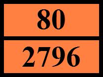 Tank code (ADR) Veículo para transporte em tanque : L4BN : AT Categoria de transporte (ADR) : 2 Número de identificação do perigo (nº Kemler) Painéis cor de laranja : : 80 Código de restrição de