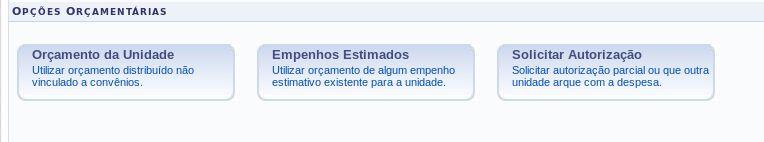 De volta à tela com as Informações Sobre a Solicitação de Registro de Preço a ser cadastrada, será necessário vincular a requisição a um orçamento, de acordo com a página exibida abaixo: Nesta etapa,