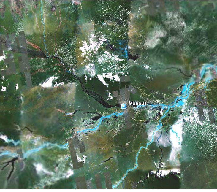 24 Figura 11 Mapa esquemático dos principais sistemas hidrográficos da região de Manaus-AM. 3.