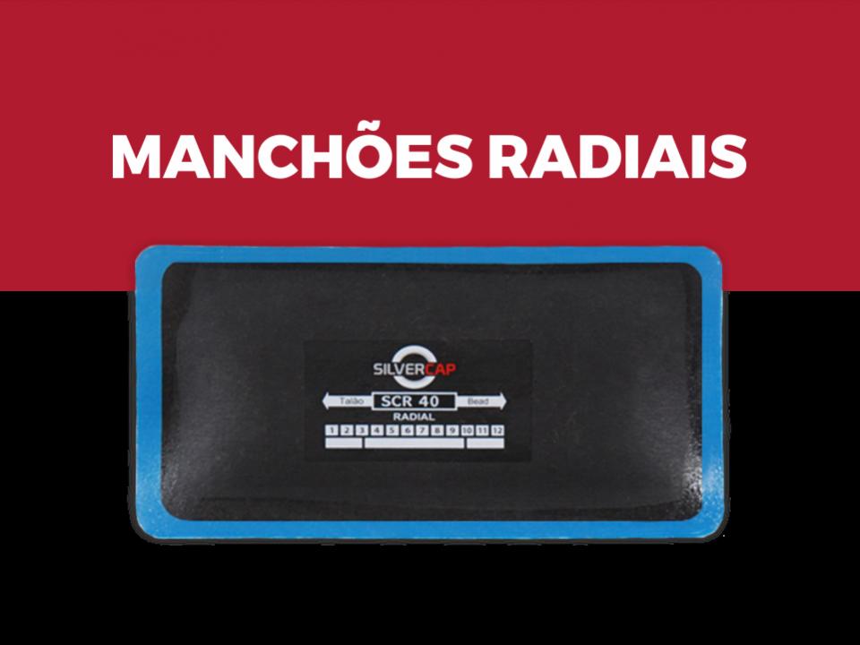 Manchão Radial SCR - Manchão Silvercap radial (Para uso em pneus radiais); Aplicação à