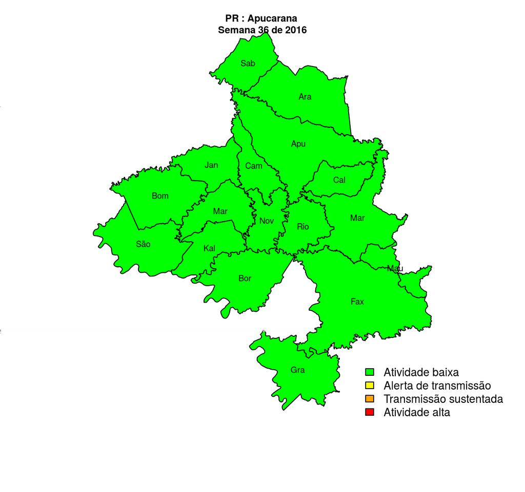 Regional Apucarana Arapongas Borrazópolis Cambira Jandaia do Sul Marilândia do Sul São Pedro do Ivaí Apucarana Bom Sucesso Califórnia Faxinal Grandes Rios Kaloré Marumbi Mauá da Serra Novo Itacolomi