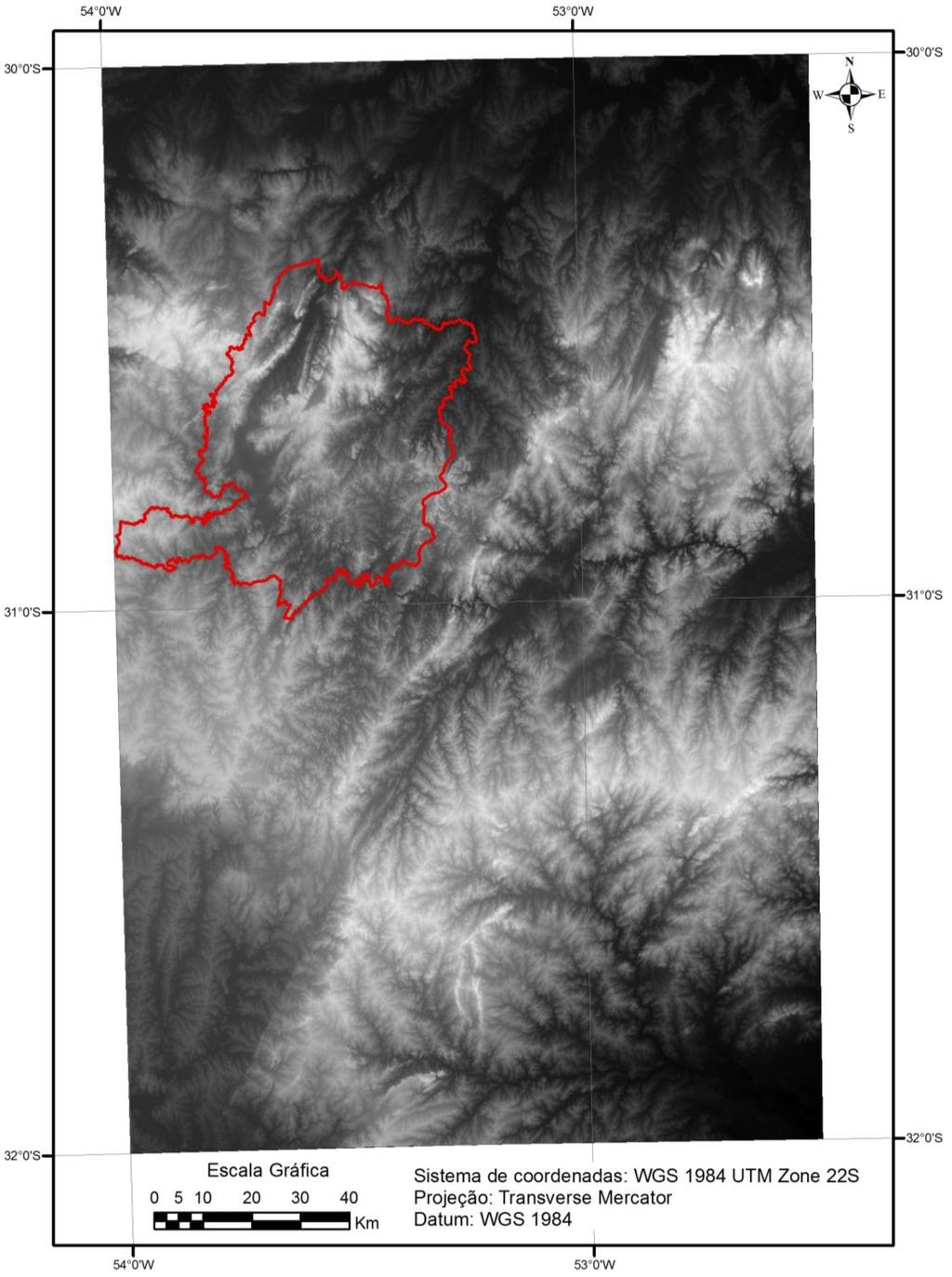 61 Figura 10 Imagem SRTM. Fonte: MIRANDA, E. E. de; (Coord.), 2005.