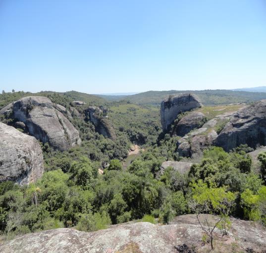 Este conjunto de formas de relevo foi originado por diferentes fenômenos geológicos, como movimentações tectônicas e processos geomorfológicos que o