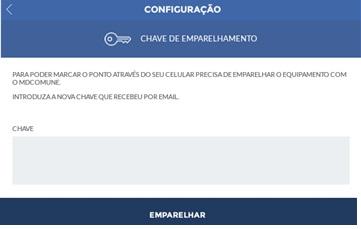 - exibe o nome da empresa que o usuário está vinculado. - exibe o nome do funcionário que está logado e sua matrícula. - exibe a data e hora da ultima marcação realizada pelo funcionário.