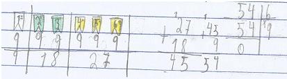 Como exemplos, podemos citar aquelas em que os alunos tiveram que combinar algarismos para formar diferentes números e outras em que precisavam continuar uma sequência numérica ou