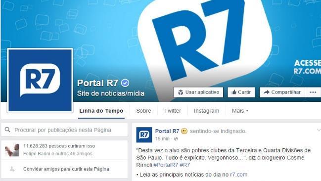 Além disso, a campanha terá destaques editoriais na home page do Portal R7 e