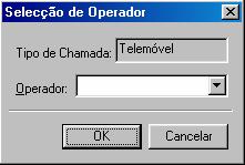 Para alterar os operadores click em operadores aparecendo depois o seguinte ecrã: Depois seleccione qual o operador principal no campo operador geral por defeito.