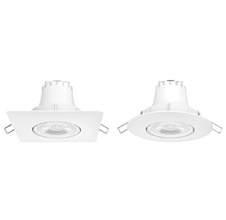 000h 3 FÁCIL INSTALAÇÃO SALA QUARTO CORREDOR LOJAS Modelo Halógena Fluxo Luminoso Ângulo ( ) IRC Dimerizável Código Produto Quadrada 3.3 35 270 36 100-240 3000 25.000 > 80 Não 7014183 Redonda 3.