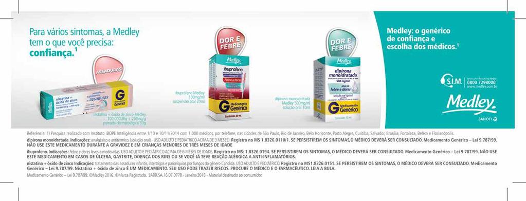 001-1 18, 46 9, 90 CLOPIDOGREL 75MG C/28COMP Registro MS. 1.5584.0510.003-4 76, 12 29, 90 SILNAFILA 50MG C/4 COMP Registro MS. 1.5584.0145.