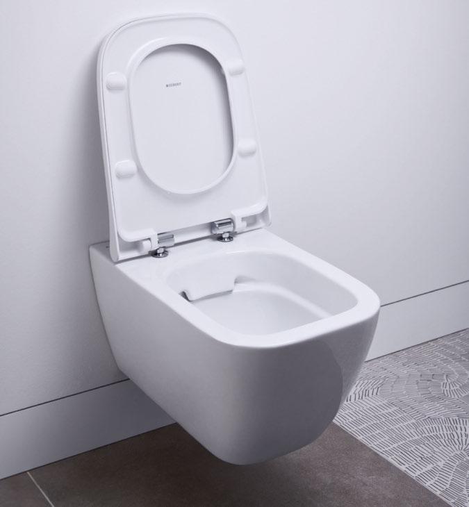 Graças ao seu design quadrado, combina perfeitamente com os lavatórios quadrados.