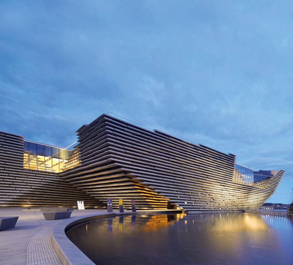 PROJETO DE REFERÊNCIA V&A DUNDEE, REINO UNIDO O ORGULHO DA ESCÓCIA Com o V&A Dundee, o arquiteto japonês Kengo Kuma criou o seu primeiro edifício em solo britânico.