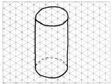 isométrica do círculo da base inferior, como mostra o desenho 5a fase - Apague