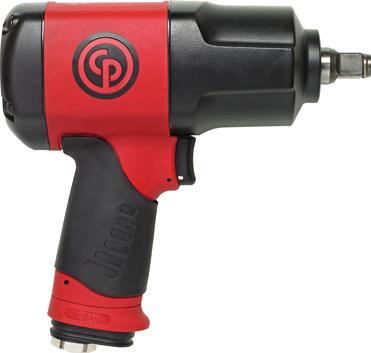 positiva IMPACT WRENCH 1/2 Full power in reverse: 610 Nm Twin hammer clutch Composite handle and magnesium clutch housing S2S