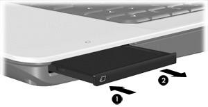 Inserção de um ExpressCard CUIDADO Para evitar danos ao computador ou a um PC Card, não insira um PC Card em um slot de ExpressCard.