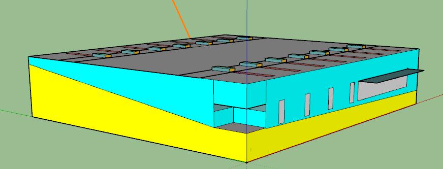 Modelo numérico do edifício Boa concordância na