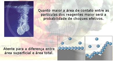 reação indica a