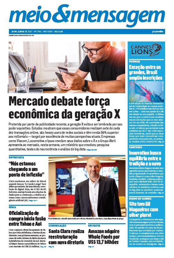 5 semanas de cobertura no jornal impresso e tablet; Hotsite exclusivo a partir do dia 04/06; Newsletter do Festival com as