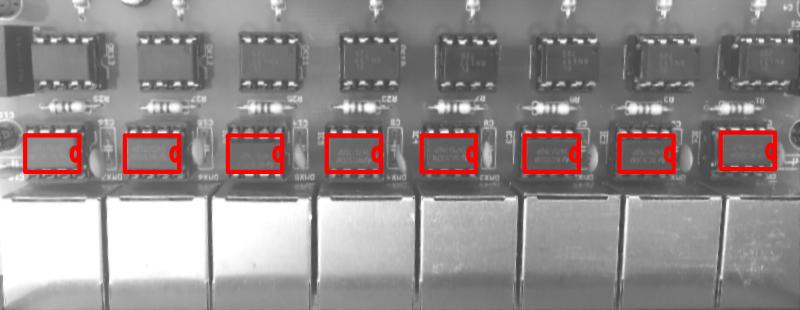 14. Troca do circuito integrado da porta DMX Após abril/2019 todas as interface da Lumikit acompanham 2 circuitos integrados extras para reposição, esse circuito integrado é responsável por fazer a
