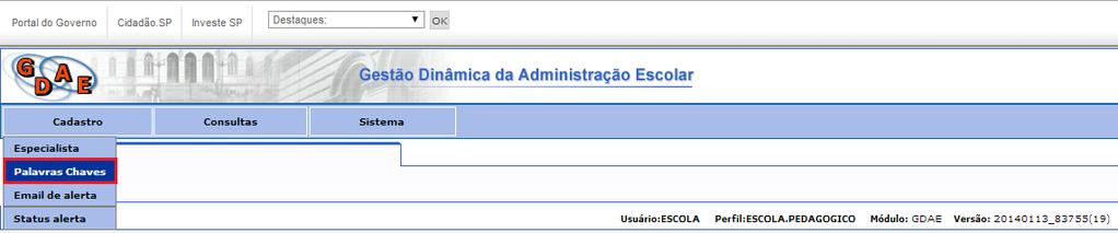 Manual do Usuário fl. 4 de 24 1. Introdução 1.1 Finalidade Este manual tem como finalidade orientar e informar o usuário com o perfil Escola.