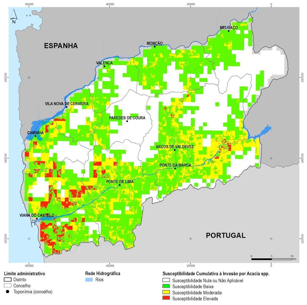 2. A modelação e avaliação multirrisco no Alto Minho Alguns exemplos da cartografia