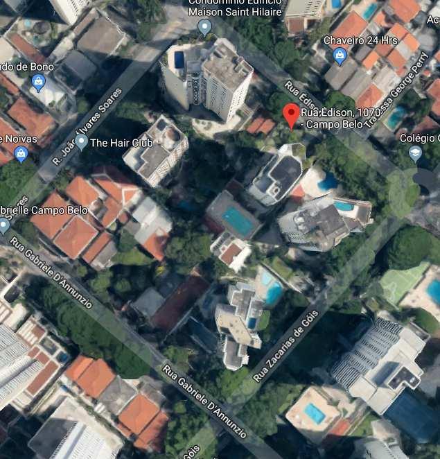 3- FOTO AÉREA GOOGLE MAPS Identificado no Cadastro Municipal de São Paulo, como sendo do: Setor.