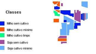 Dados sobre a magem utlzada Os expermentos foram realzados utlzando-se dados do sensor AVIRIS, o qual captura 4 bandas espectras com a largura 0nm cada, cobrndo uma regão do espectro eletromagnétco