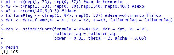 32 formula, equação relacionando a variável de interesse com as demais variáveis observadas. Todas as variáveis devem estar no mesmo banco de dados (data frame).