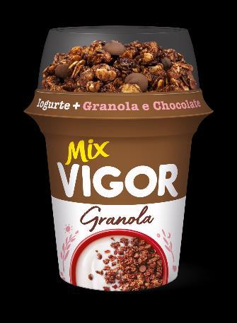 Mix Vigor Granola Com a proposta de enriquecer com nutrientes o dia a dia do consumidor, a Vigor lança a