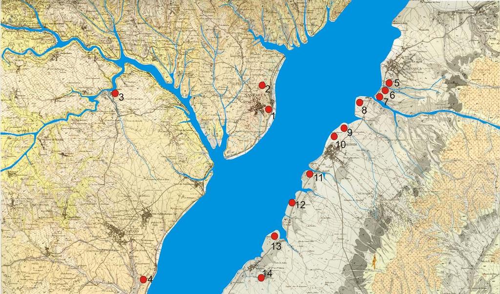 44 CIRA-ARQUEOLOGIA VI o sul da Península de Lisboa, com a excepção dos grandes núcleos de povoamento, como é o caso de Lisboa, Almaraz e da Alcáçova de Santarém. 5.