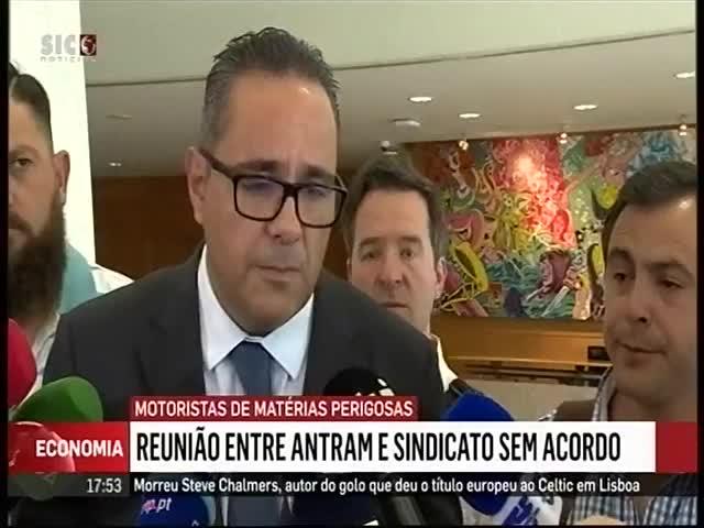 Começamos então por essa reunião entre os patrões e Sindicato dos Motoristas de