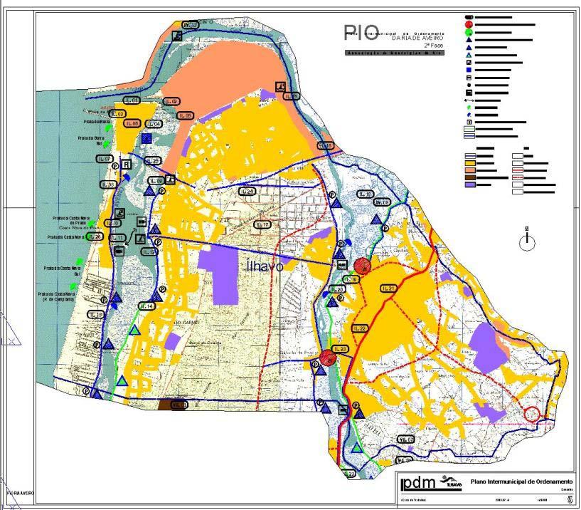 A sua área de intervenção corresponde ao contínuo territorial da Ria de Aveiro e seu prolongamento pela bacia hidrográfica do Rio Vouga até à Pateira de Fermentelos e ao Rio Cértima.