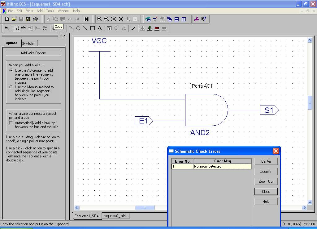 Figura 21: Schematic Check sem erros.