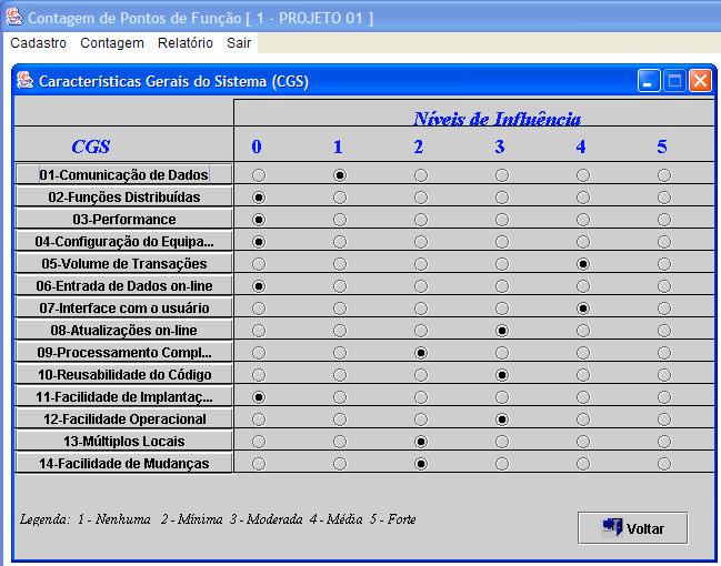 91 FIGURA 25 INTERFACE REGISTRAR CARACTERÍSTICAS GERAIS DO SISTEMA FIGURA 26 SUMÁRIO DO PROJETO A ferramenta, concluída, encontra-se em fase de testes de