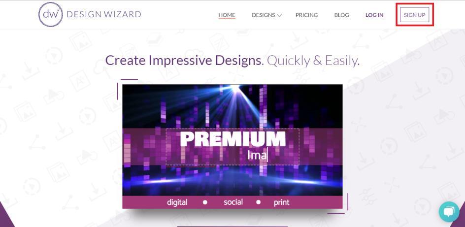 1. Introdução O Design Wizard é uma ferramenta online gratuita de criação de designs gráficos. Para ter acesso ao recurso, acesse o seguinte endereço: https://www.designwizard.com/. 2.