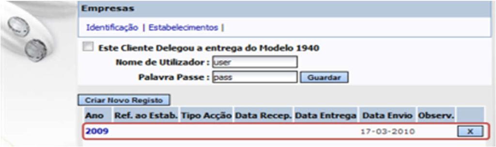 Clientes a quem fazem a entrega Edição e envio de dados 4.