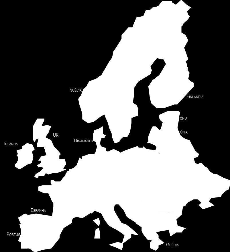 Germany 660 778 2,8% Áustria / Austria 525 631 3,1% Bélgica / Belgium 623 684 1,5% Dinamarca / Denmark 360 335-1,2% Eslováquia / Slovakia 569 566-0,1% Eslovénia / Slovenia 472 507 1,2% Espanha /