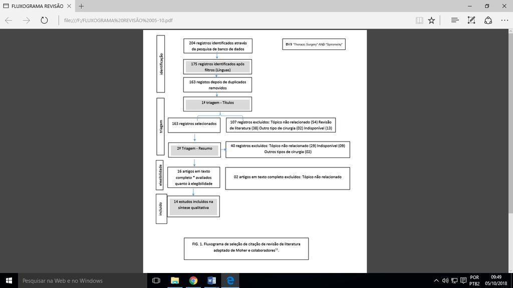 método foi adotado para viabilizar um alcance de resultados mais precisos do que os que poderiam ser encontrados, caso não houvesse tais especificações.