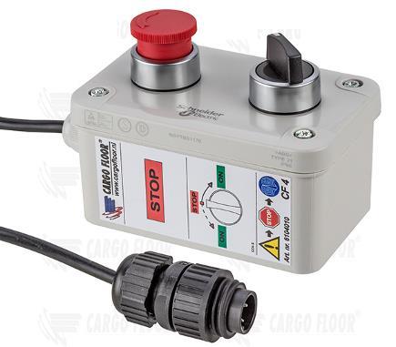 Manual do utilizador SLC Controlo B FUNÇÃO DOS INTERRUPTORES INTERRUPTOR CF 4 (CONTROLO PRINCIPAL) O controlo remoto standard fornecido CF 4, com um cabo de 10 metros [30 ], é utilizado para o