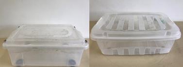 Caixa 1 Caixa 3 Figura 10. Caixas 2 e 3 utilizadas nas condições experimentais. As Caixas 1 e 3 foram utilizadas para a modelagem da classe operante de empurrar direcionadamente do participante CAL.