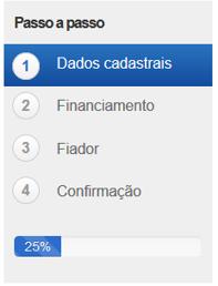 2.10 Os dados estarão distribuídos em abas: 2.10.1 Na primeira aba aparecerá os dados cadastrais.