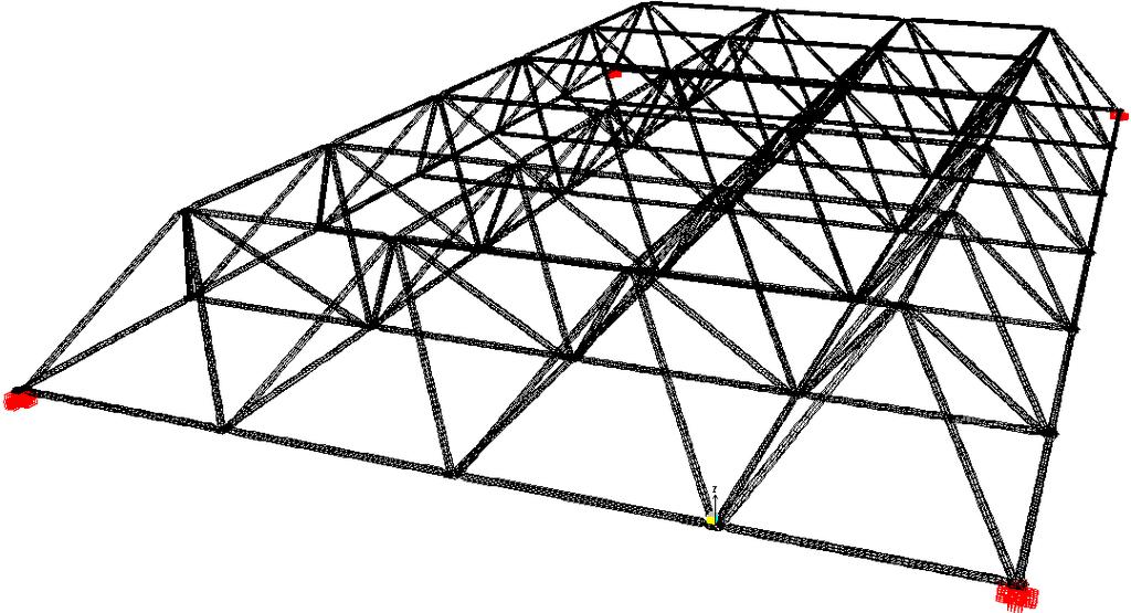 às estruturas em relação ao nó típico (LT). Estruturas com ângulos de inclinação das diagonais de 45º apresentaram maior rigidez estrutural.
